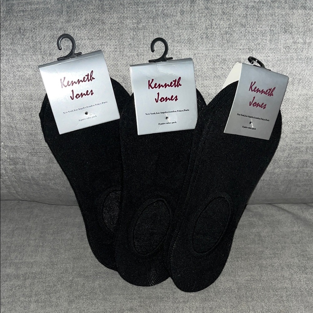 Black No-Show Socks
